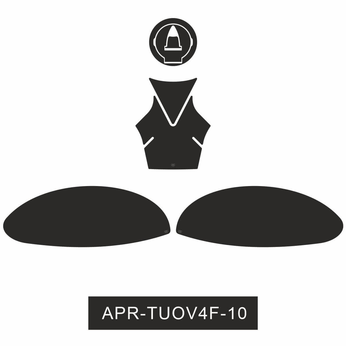 Aprilia Tuono V4 Factory Tankpad Set 2