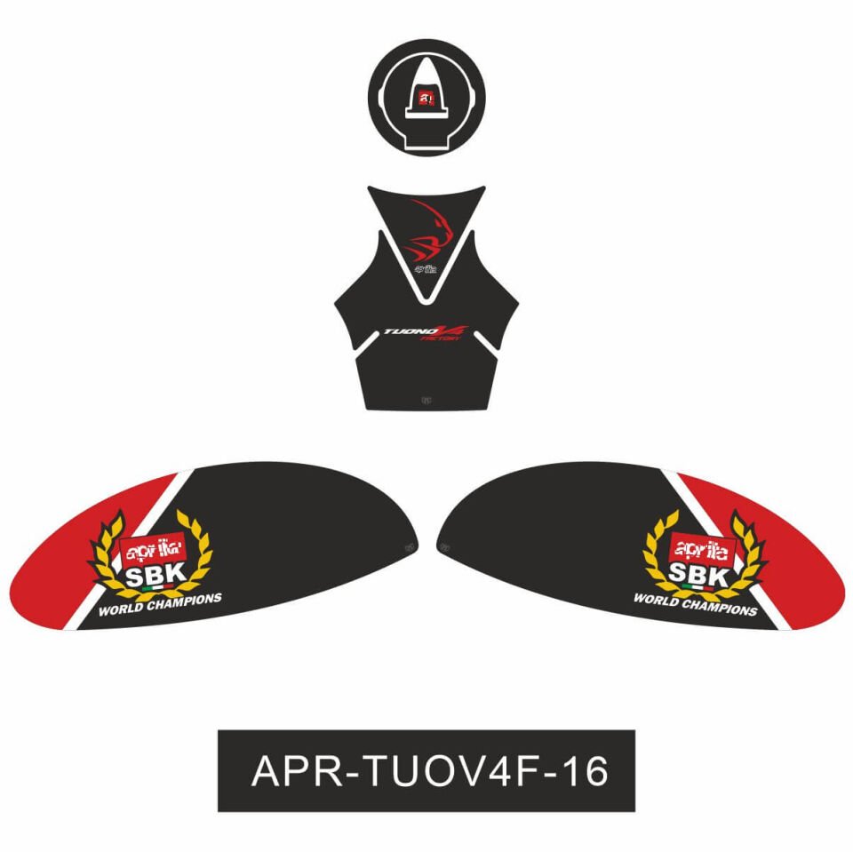 Aprilia Tuono V4 Factory Tankpad Set 4
