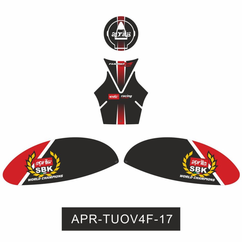 Aprilia Tuono V4 Factory Tankpad Set 5