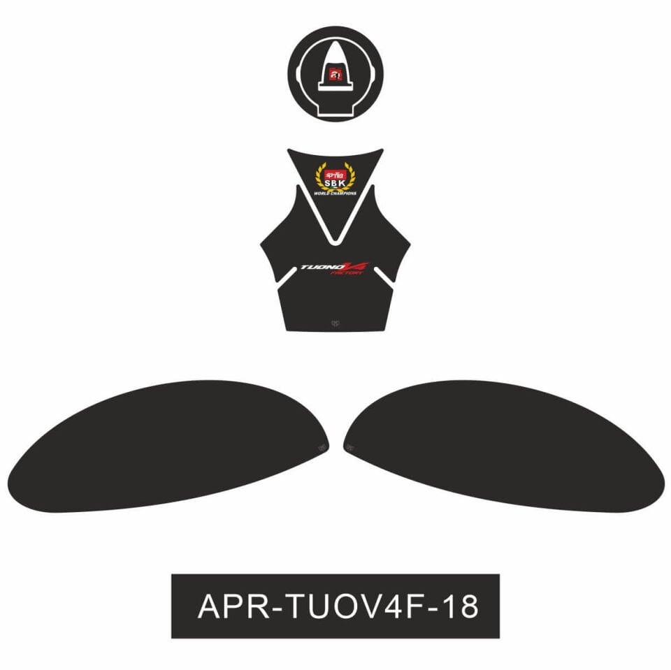 Aprilia Tuono V4 Factory Tankpad Set 6