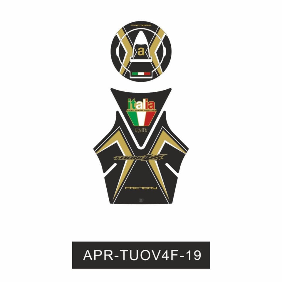 Aprilia Tuono V4 Factory Tankpad + Depopad 1