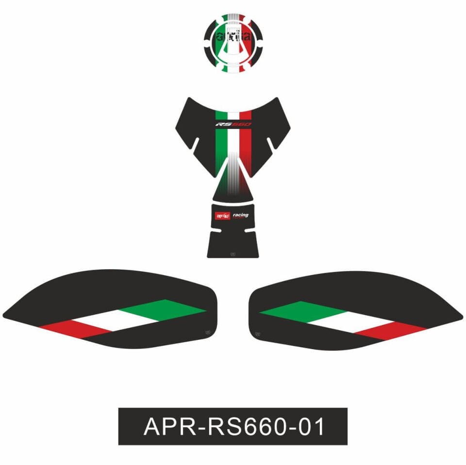 Aprilia RS660 Tankpad Set 1