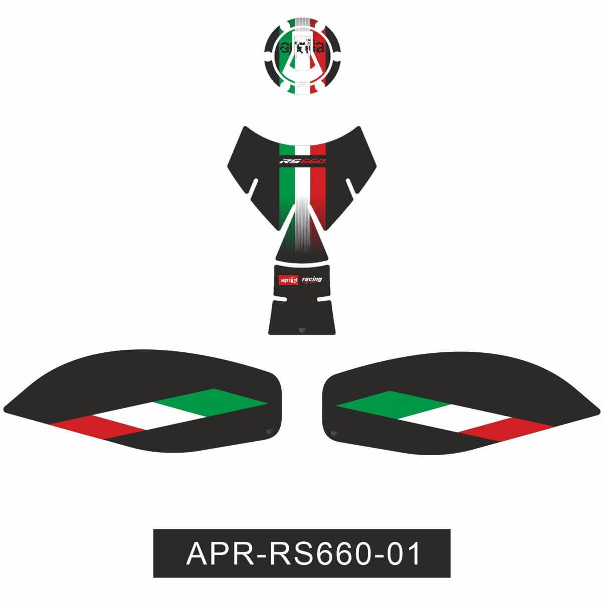 Aprilia RS660 Tankpad Set 1