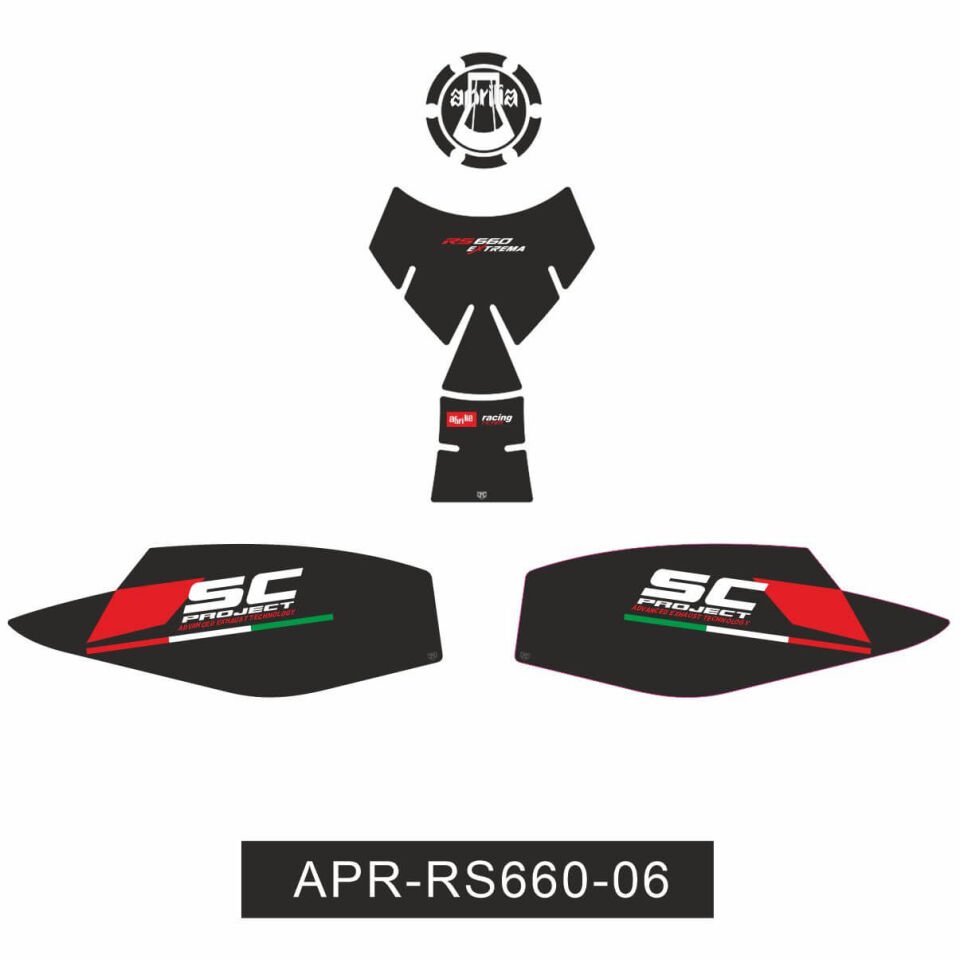 Aprilia RS660 Extrema Tankpad Set 3