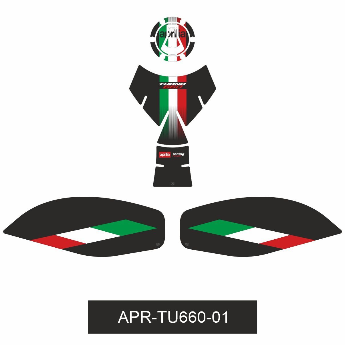Aprilia Tuono 660 Tankpad Set 1