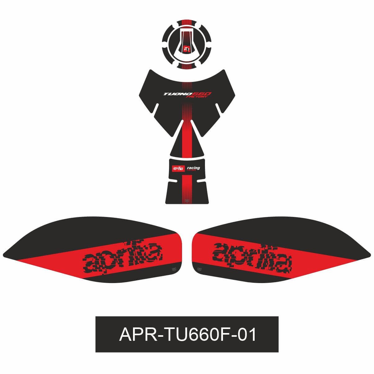 Aprilia Tuono 660 Factory Tankpad Set 1