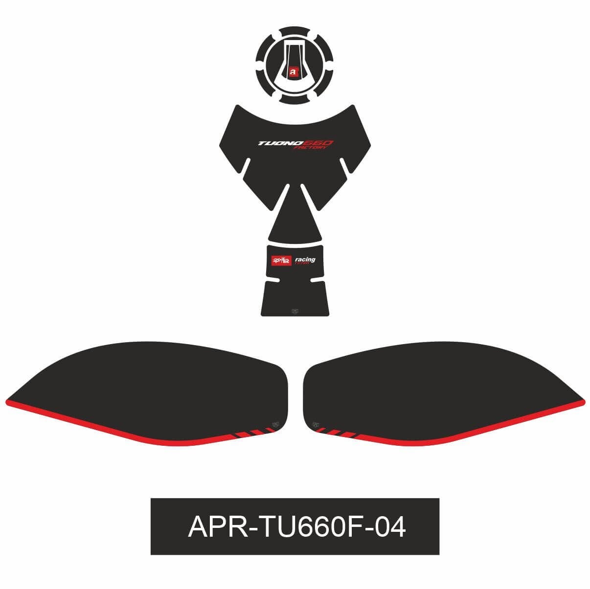 Aprilia Tuono 660 Factory Tankpad Set 4