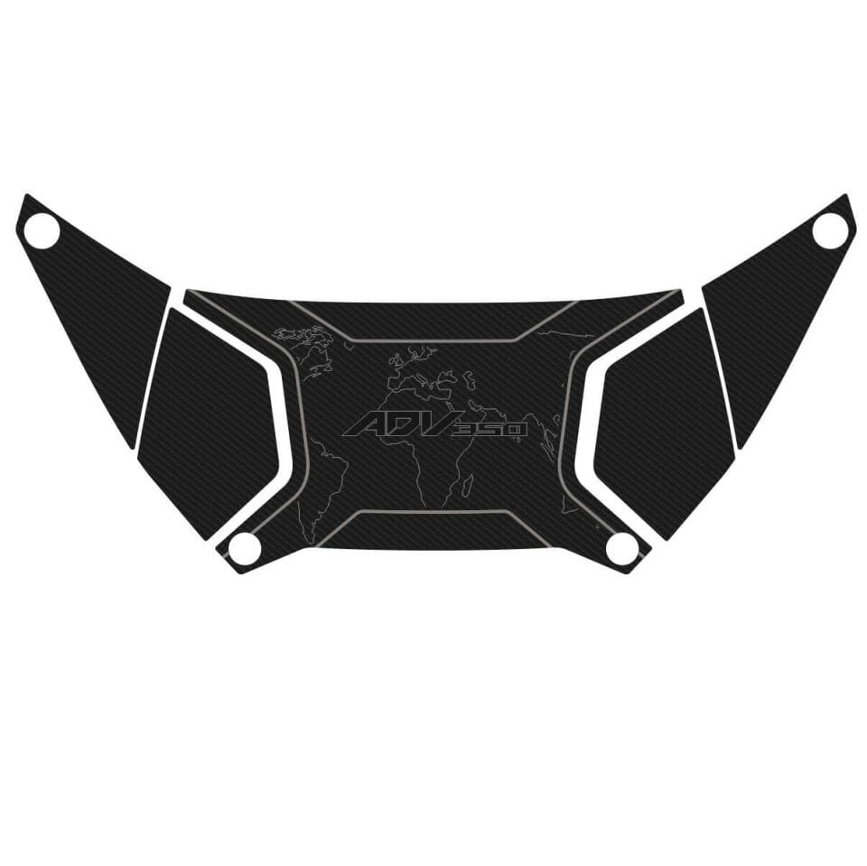 Honda ADV 350 Topcase Kapak Pad (Karbon Model)