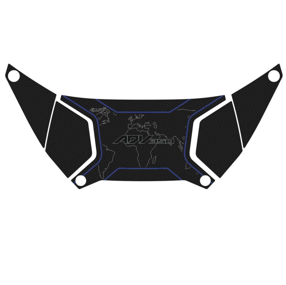 Honda ADV 350 Topcase Kapak Pad (Karbon Model) 3