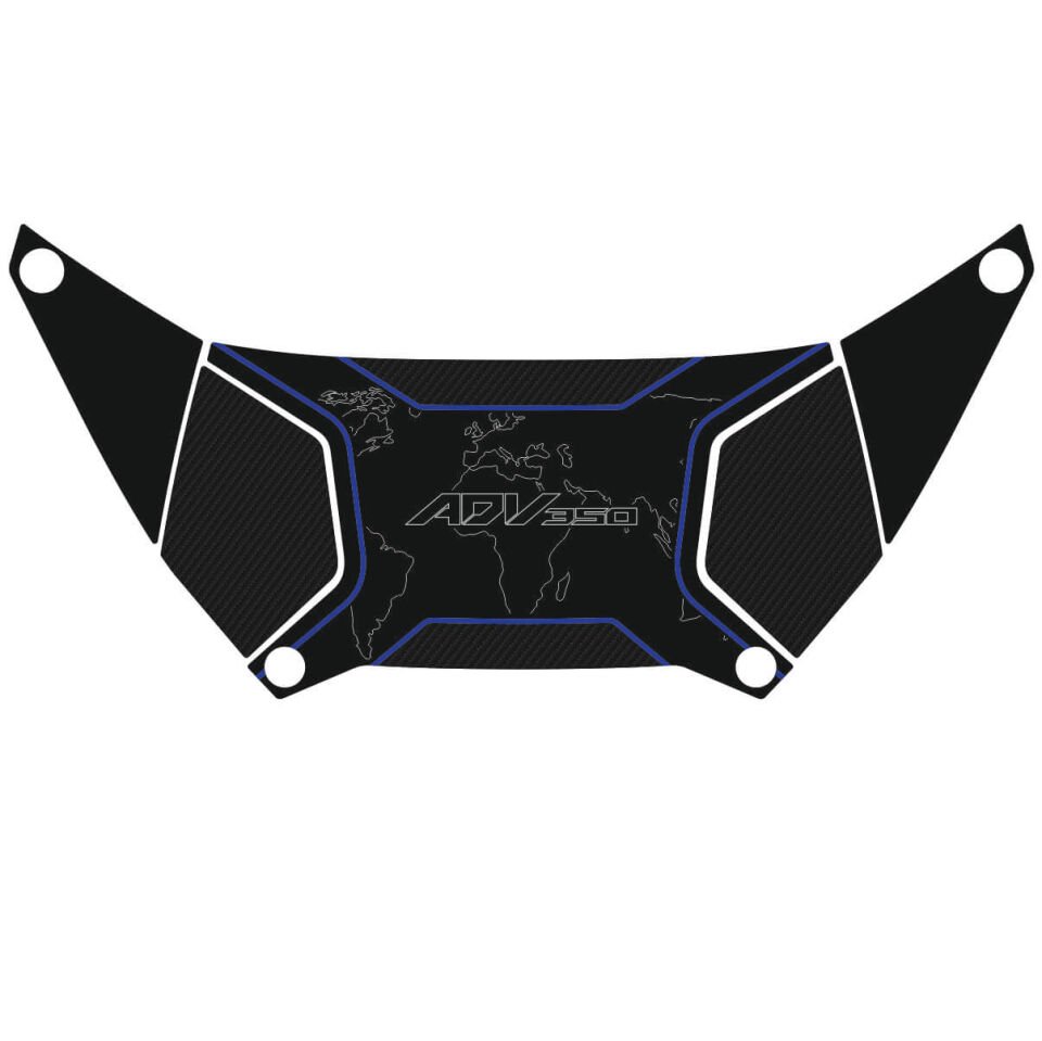 Honda ADV 350 Topcase Pad (Siyah&Karbon Model) 3