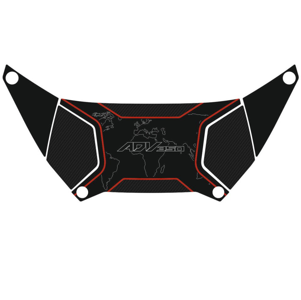Honda ADV 350 Topcase Pad (Siyah&Karbon Model) 4