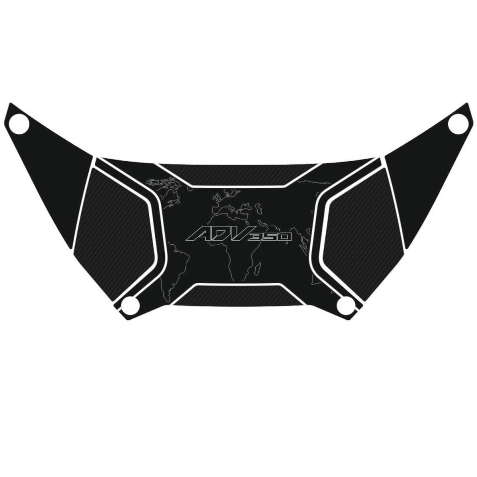 Honda ADV 350 Topcase Pad (Siyah&Karbon Model) 5