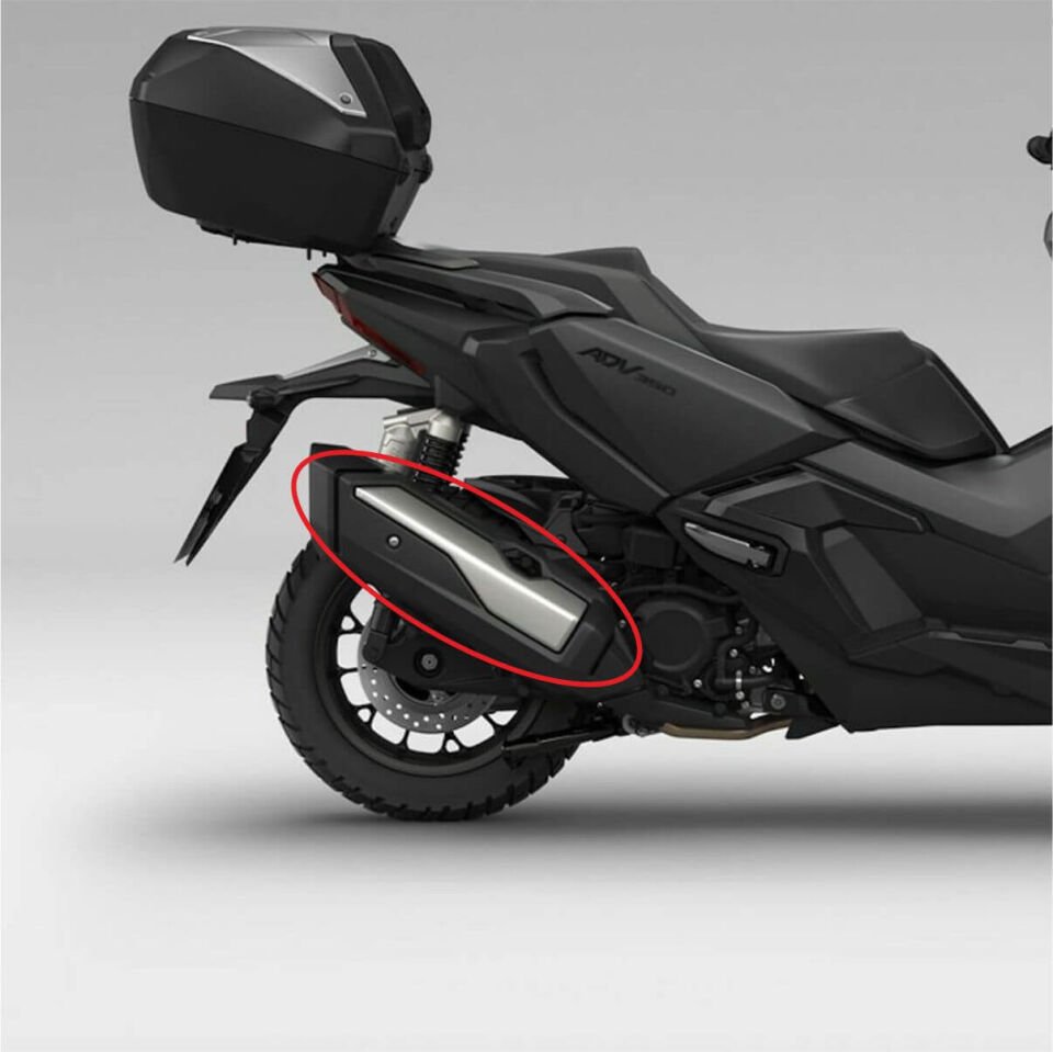 Honda ADV 350 Egzoz Pad (Siyah&Karbon Model)