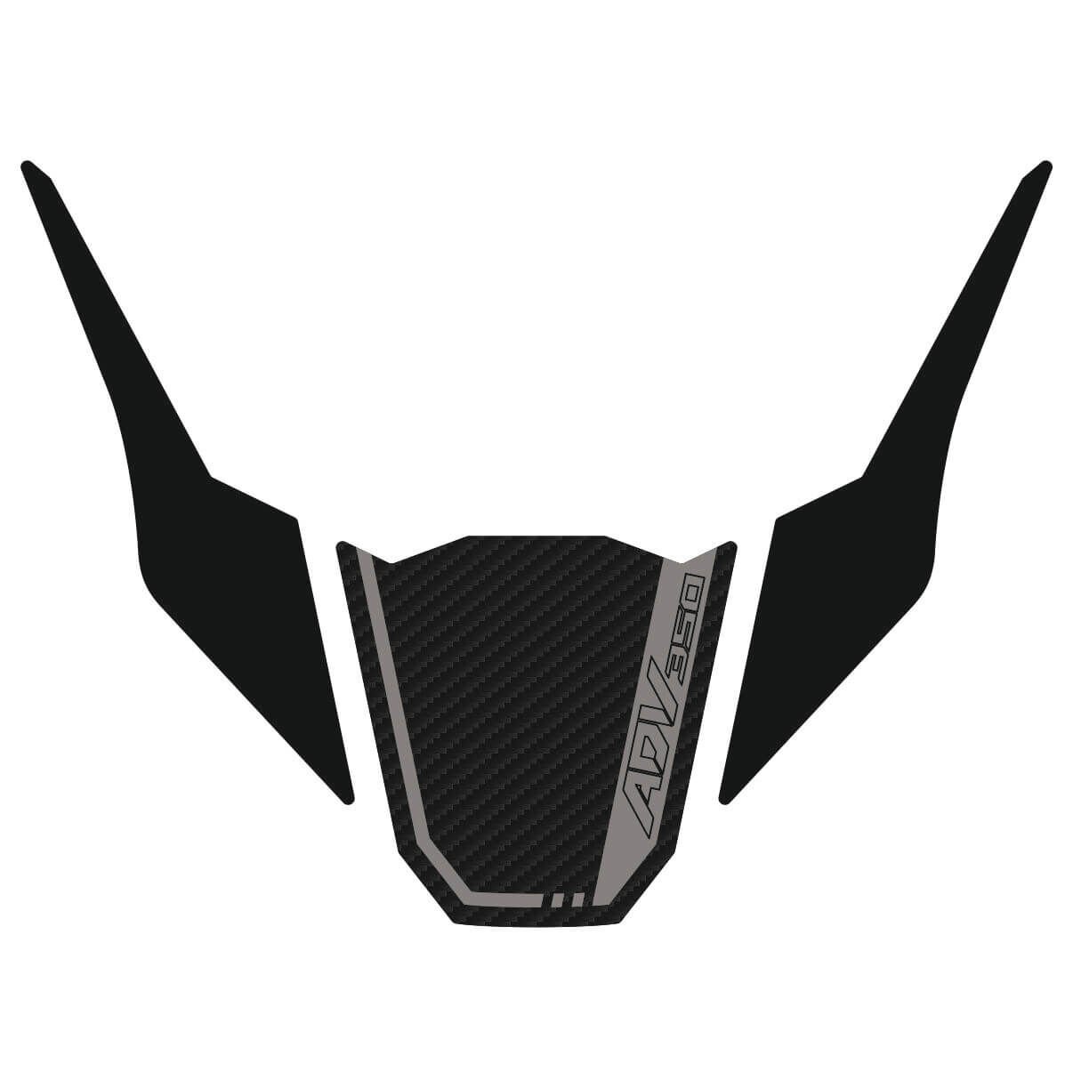 Honda ADV 350 Kafa Pad (Siyah&Karbon Model) 1