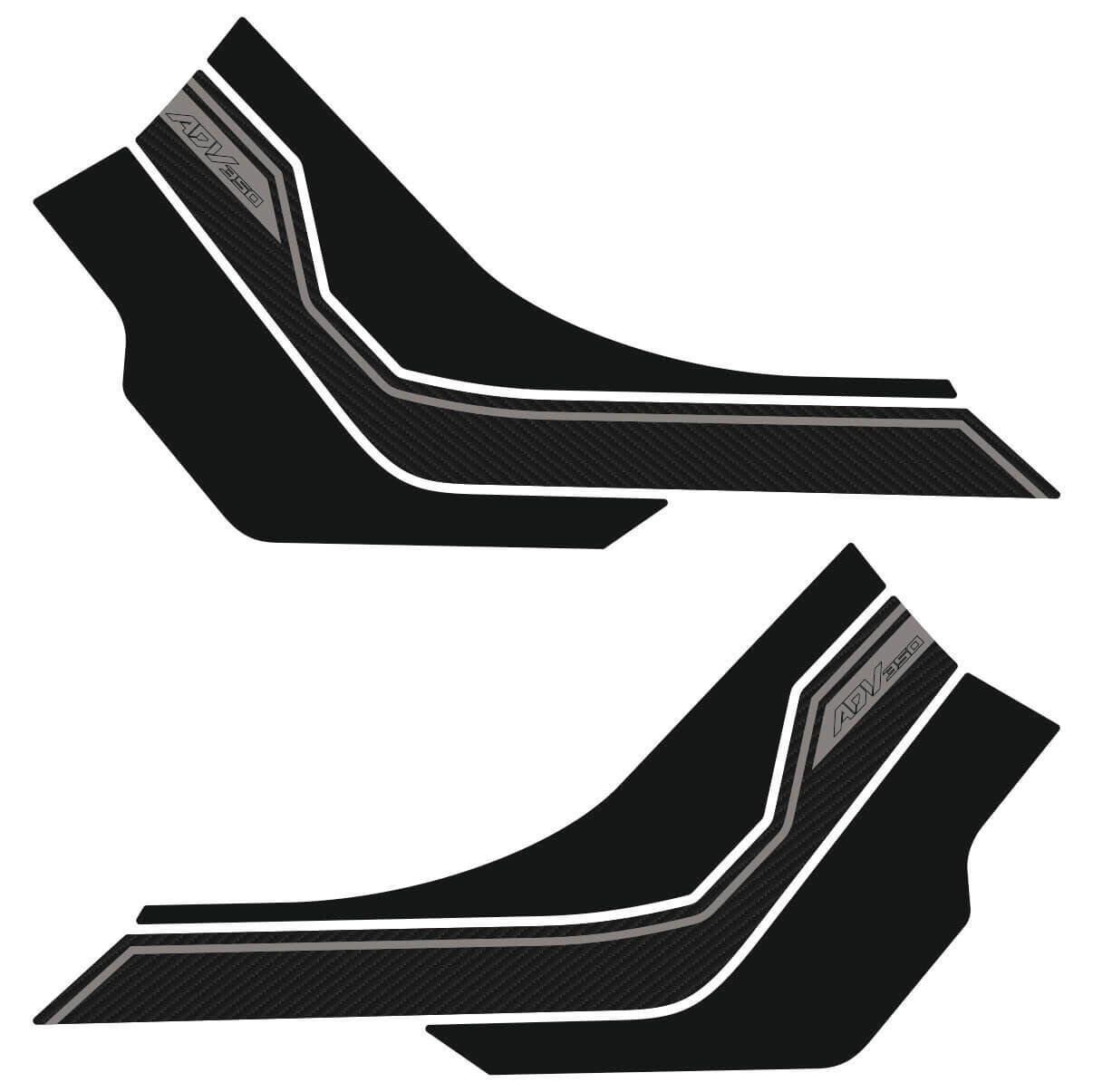 Honda ADV 350 Orta Granaj Pad (Siyah&Karbon Model)