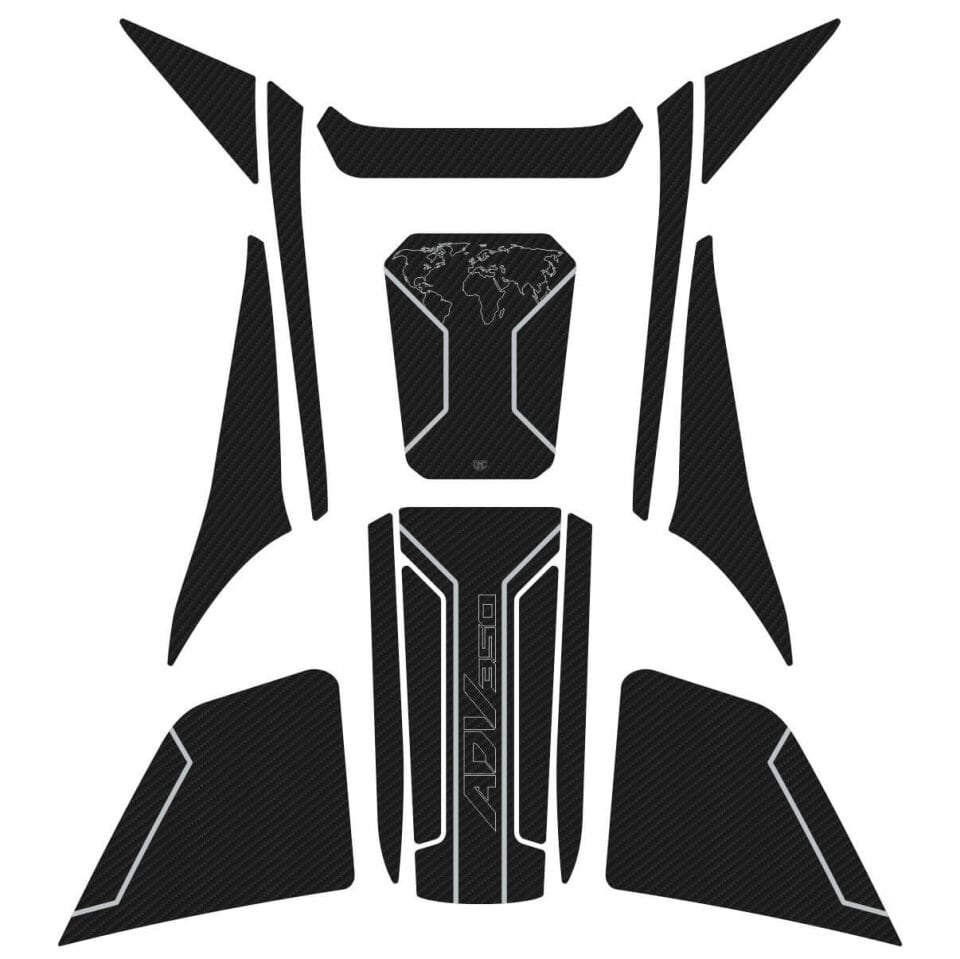 Honda ADV 350 Tankpad Set (Karbon Model) 2