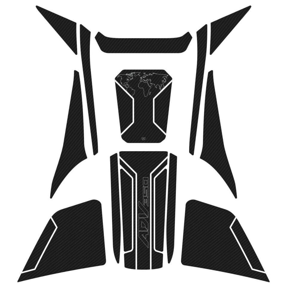Honda ADV 350 Tankpad Set (Karbon Model) 5