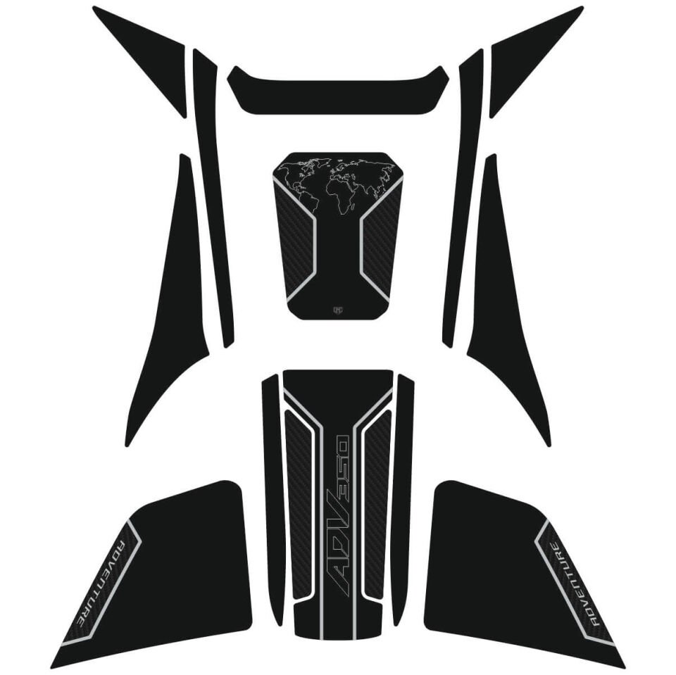 Honda ADV 350 Tankpad Set (Siyah&Karbon Model)
