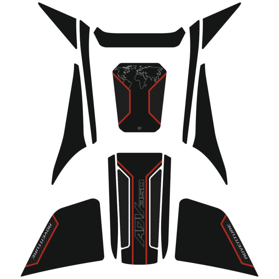 Honda ADV 350 Tankpad Set (Siyah&Karbon Model)