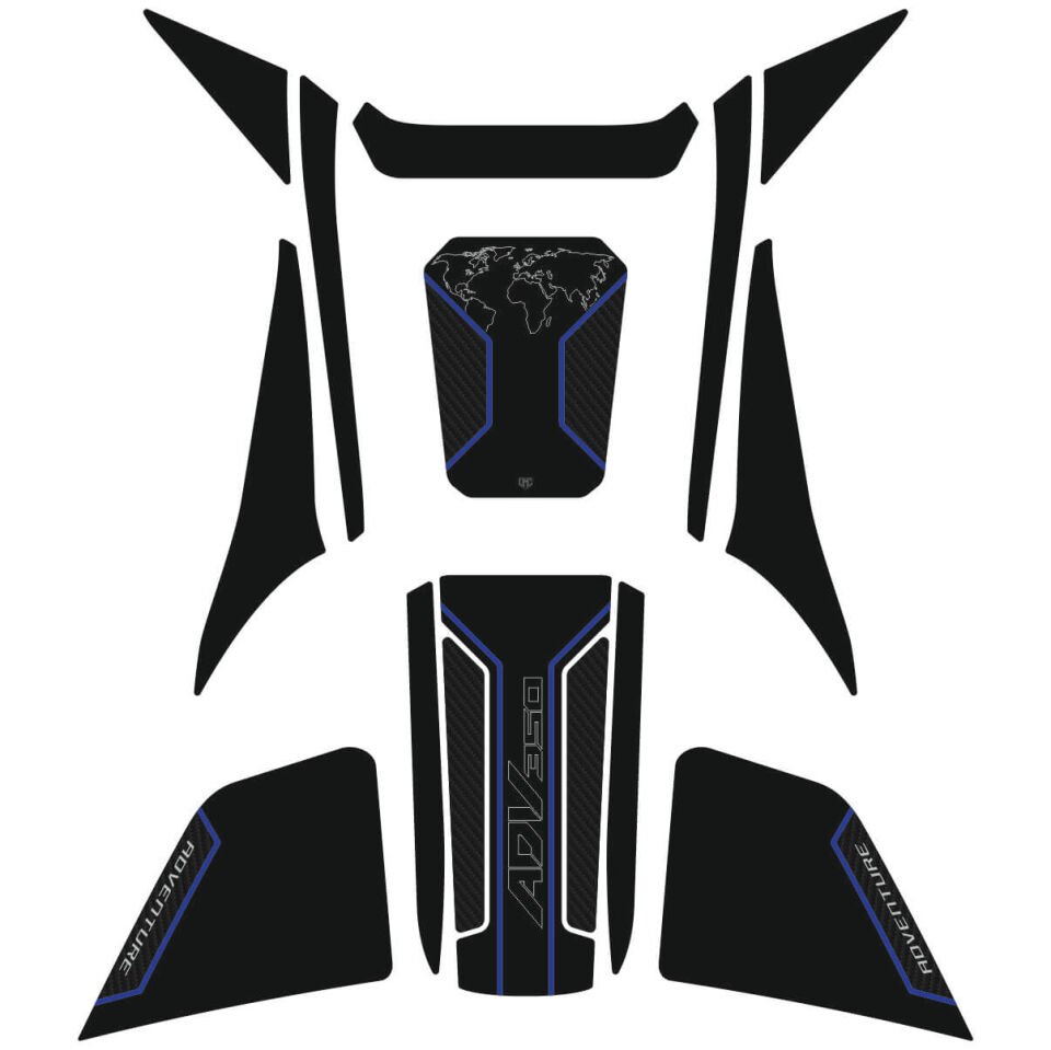 Honda ADV 350 Tankpad Set (Siyah&Karbon Model) 3
