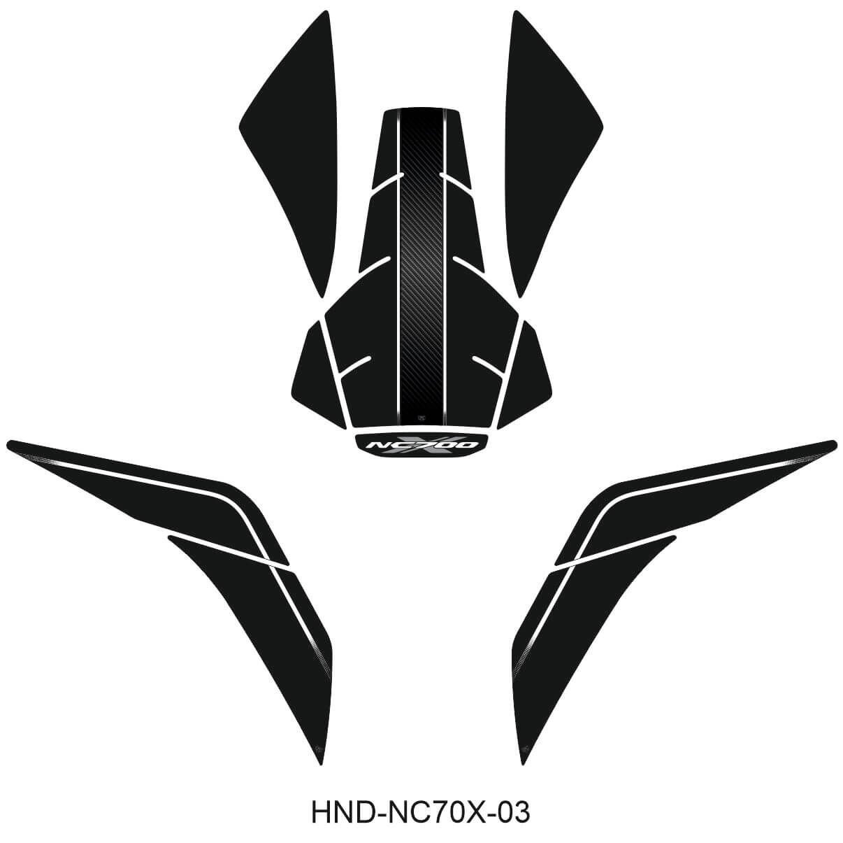 NC700X Tankpad Set 3