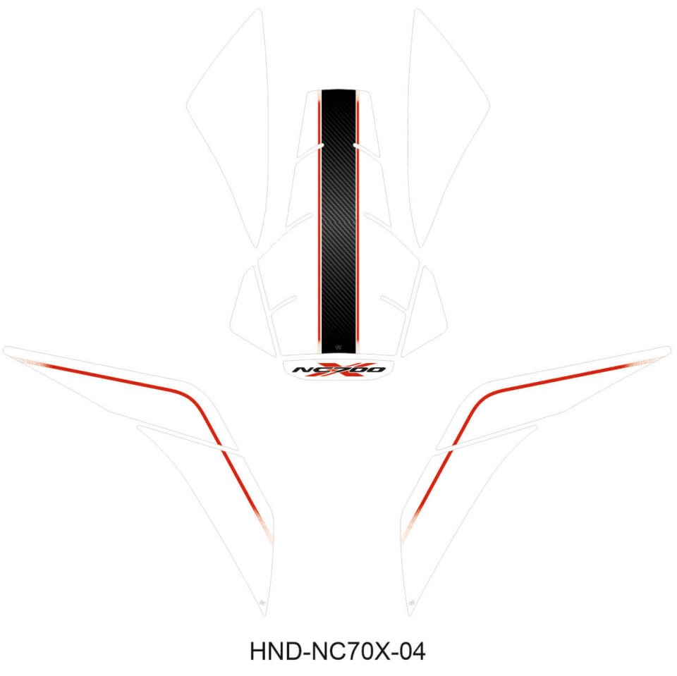 NC700X Tankpad Set 4