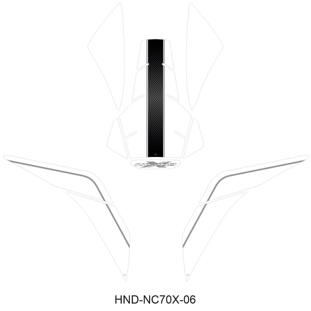 NC700X Tankpad Set 6