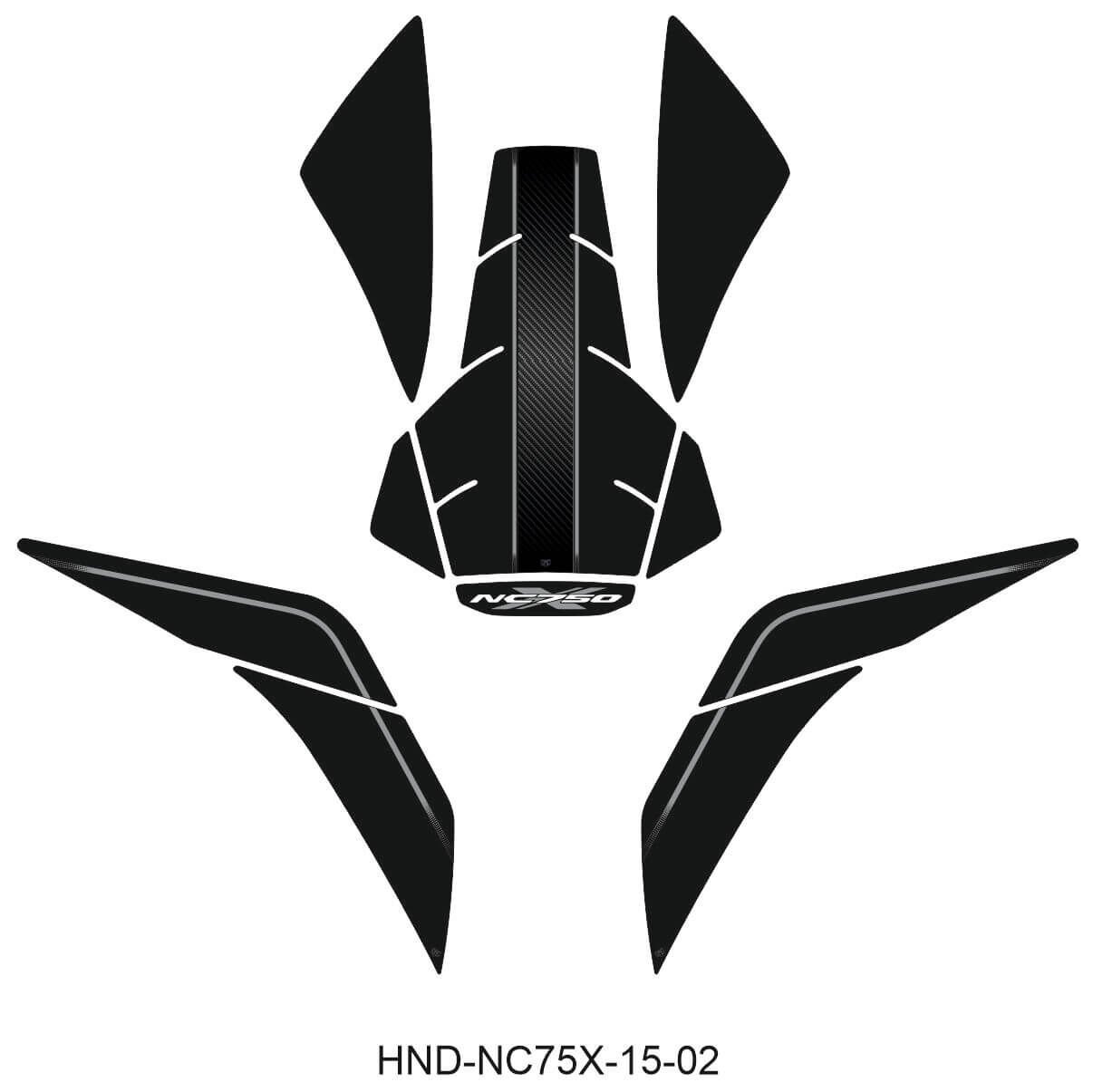NC750X Tankpad Set (2012-2015) 2
