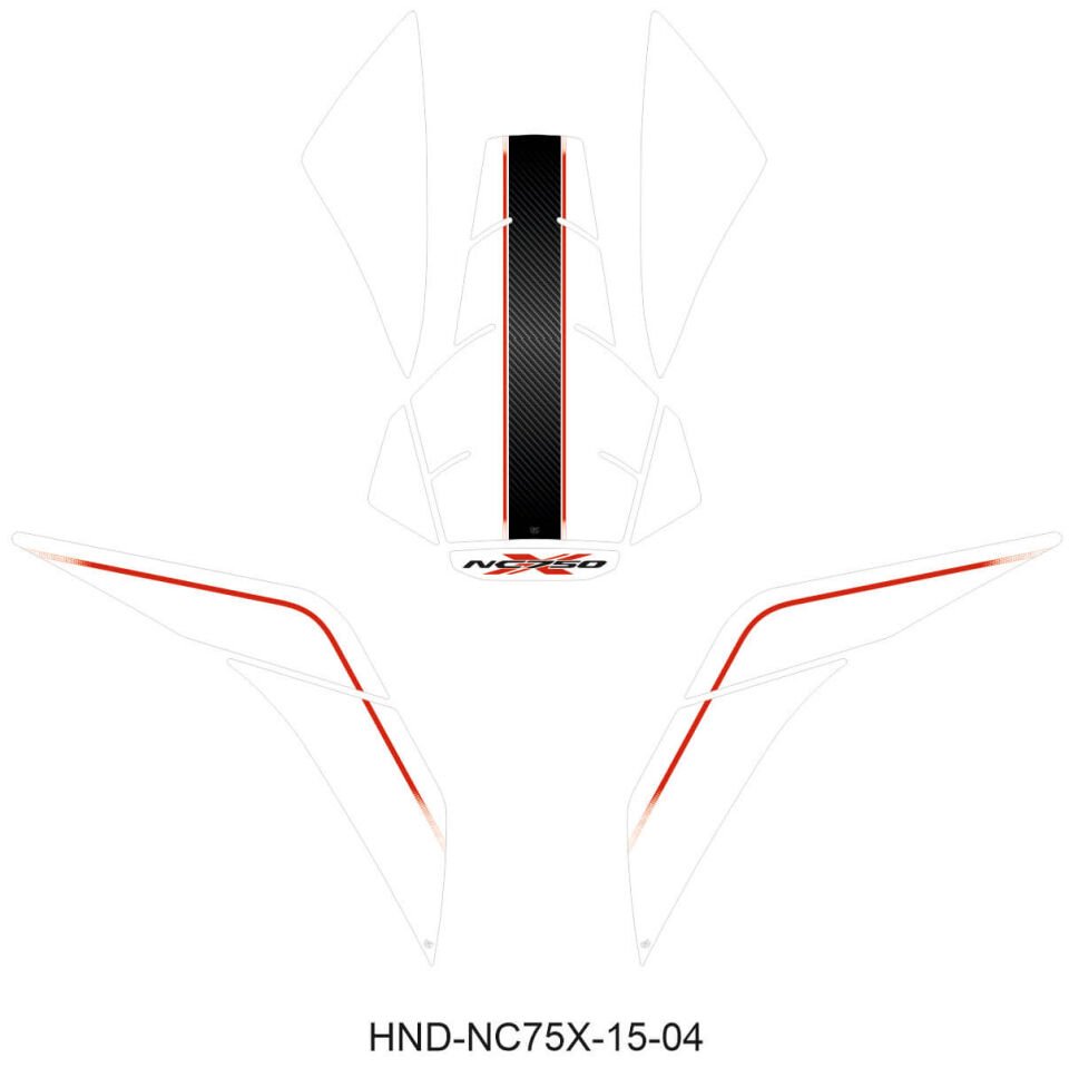 NC750X Tankpad Set (2012-2015) 4
