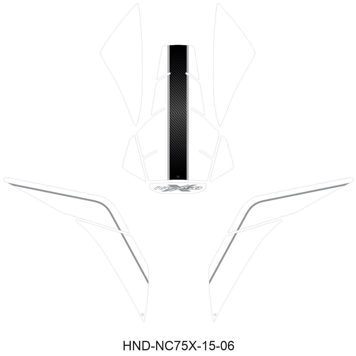 NC750X Tankpad Set (2012-2015) 6