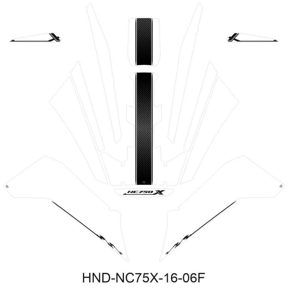 NC750X Tankpad Set (2016-2020)