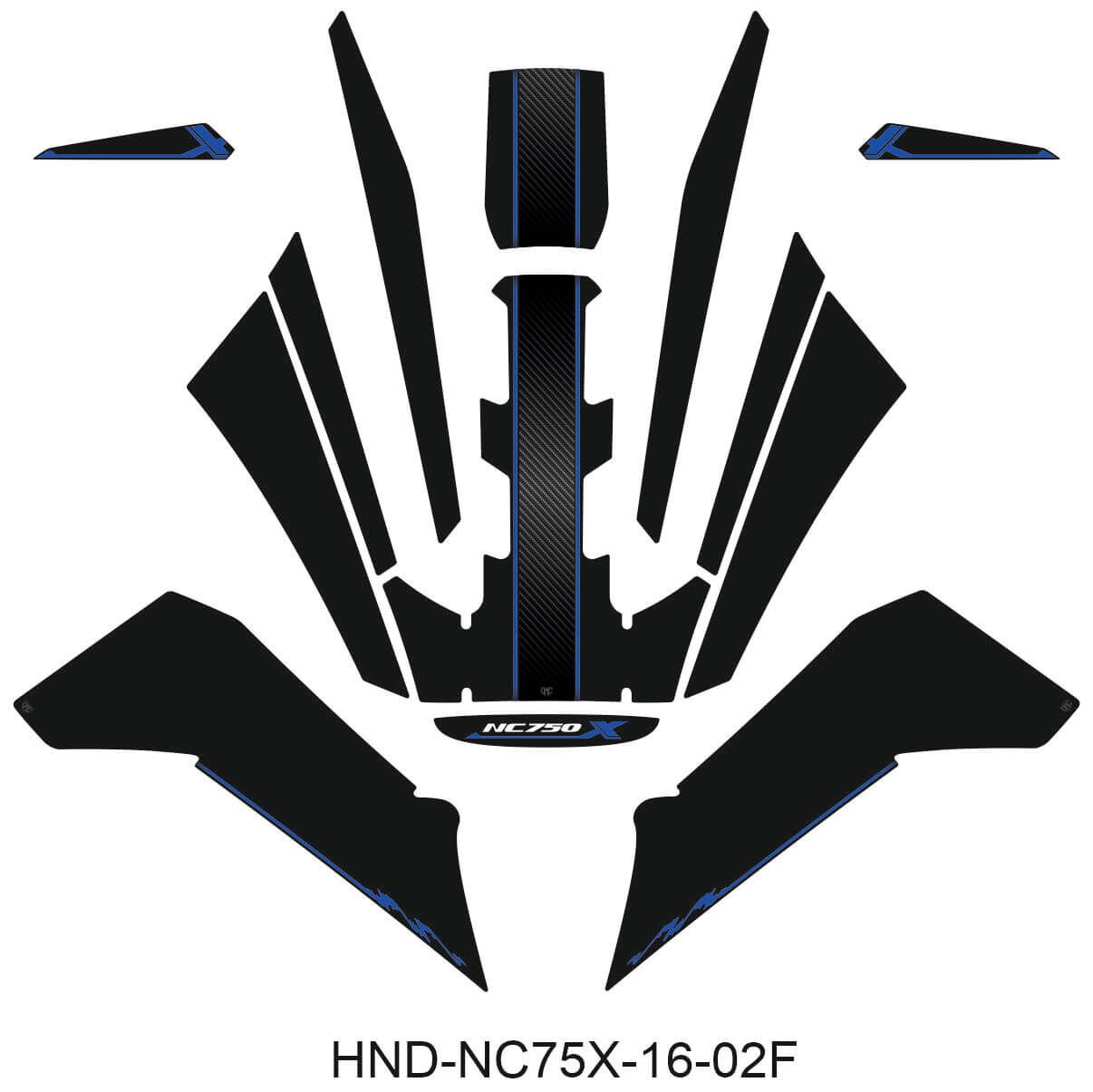 NC750X Tankpad Set (2016-2020) 2