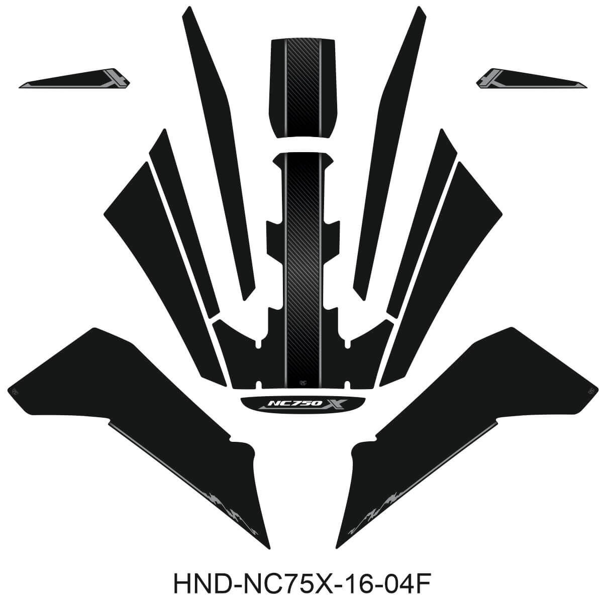 NC750X Tankpad Set (2016-2020) 4