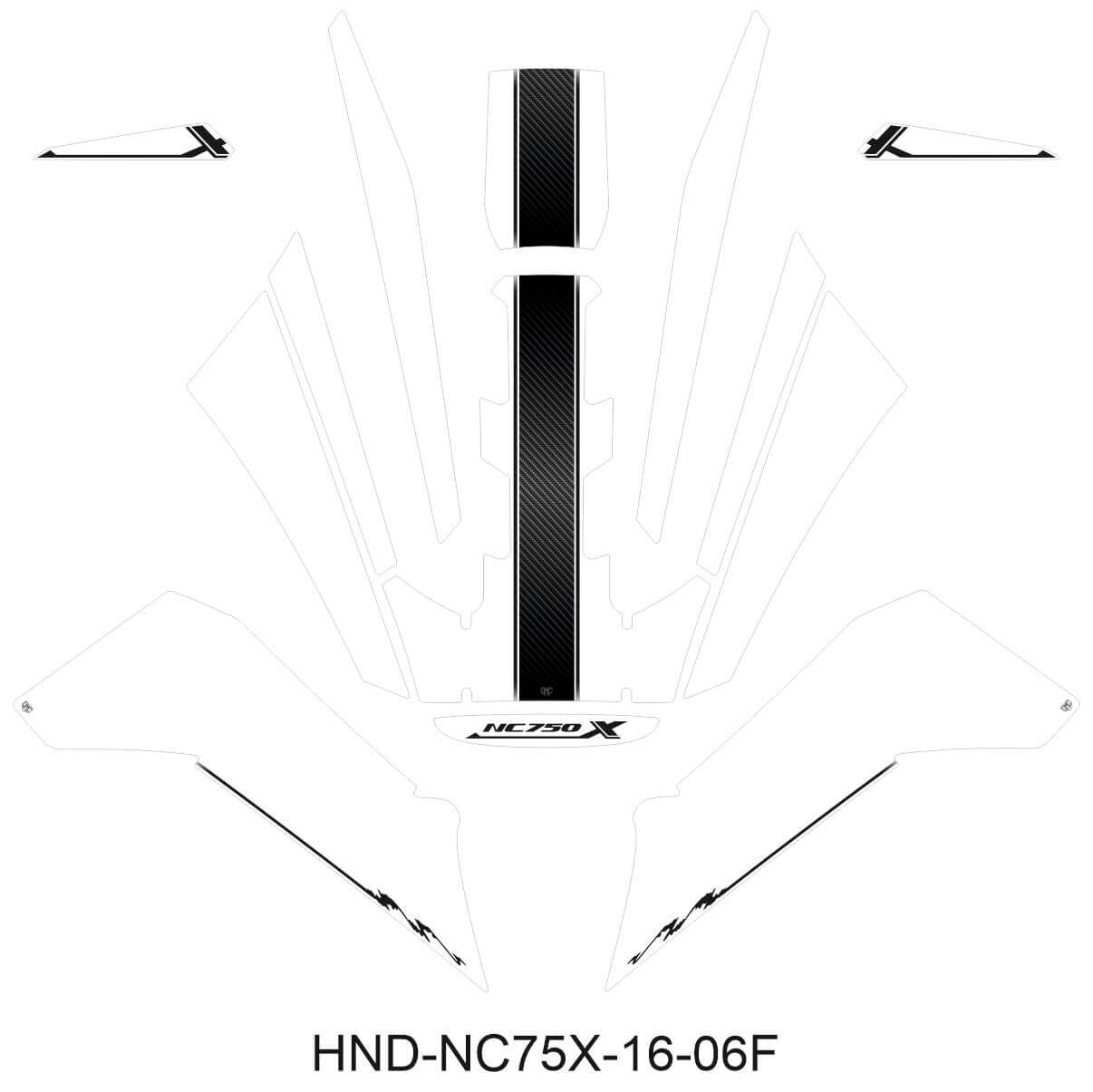 NC750X Tankpad Set (2016-2020) 6