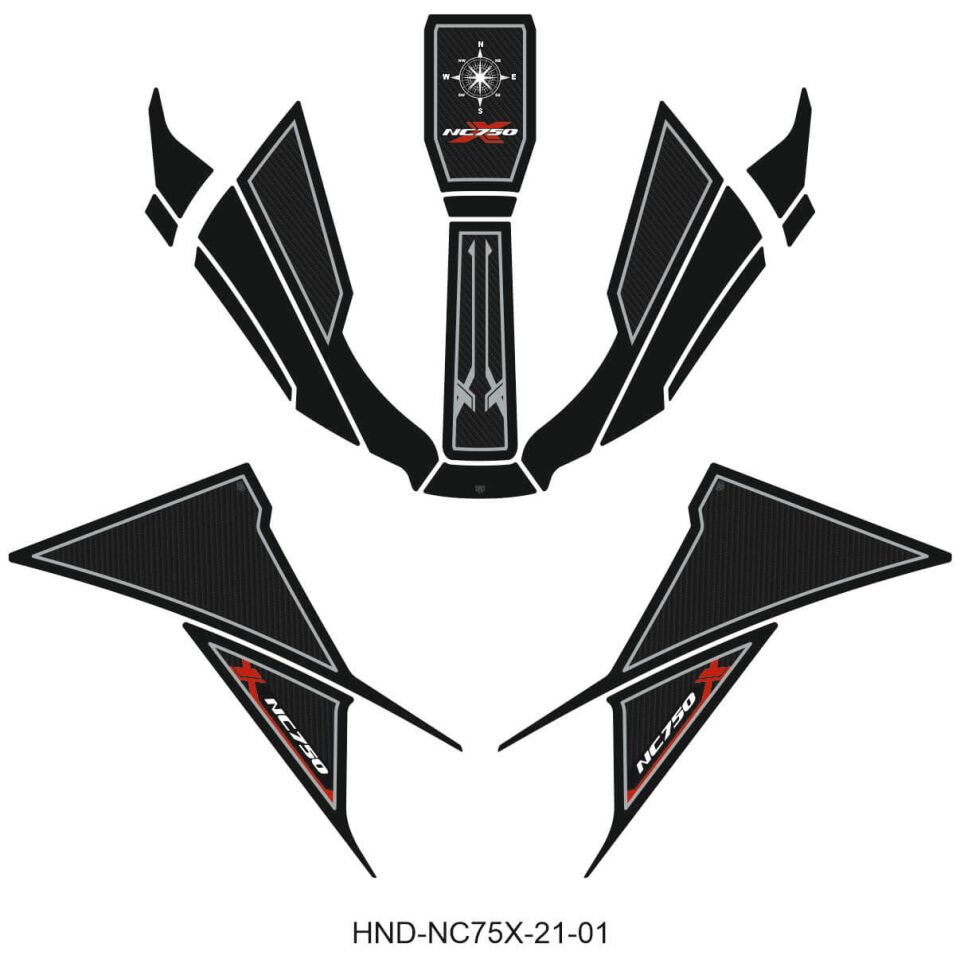 NC750X Tankpad Set (2021-2024) 1