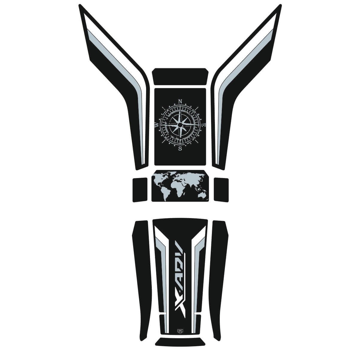 Honda X-ADV 750 Tankpad Full Set (2021-2024) Tankpad
