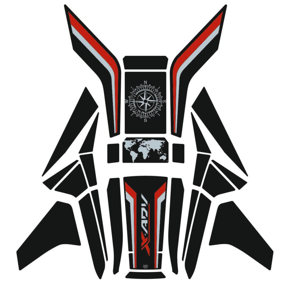 Honda X-ADV 750 Tankpad Full Set (2024+) Tankpad+Yan