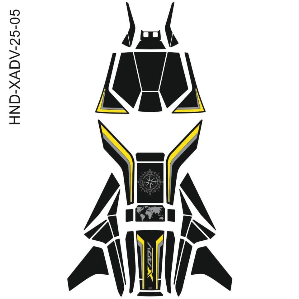 Honda X-ADV 750 Tankpad Full Set (Specıai Design)