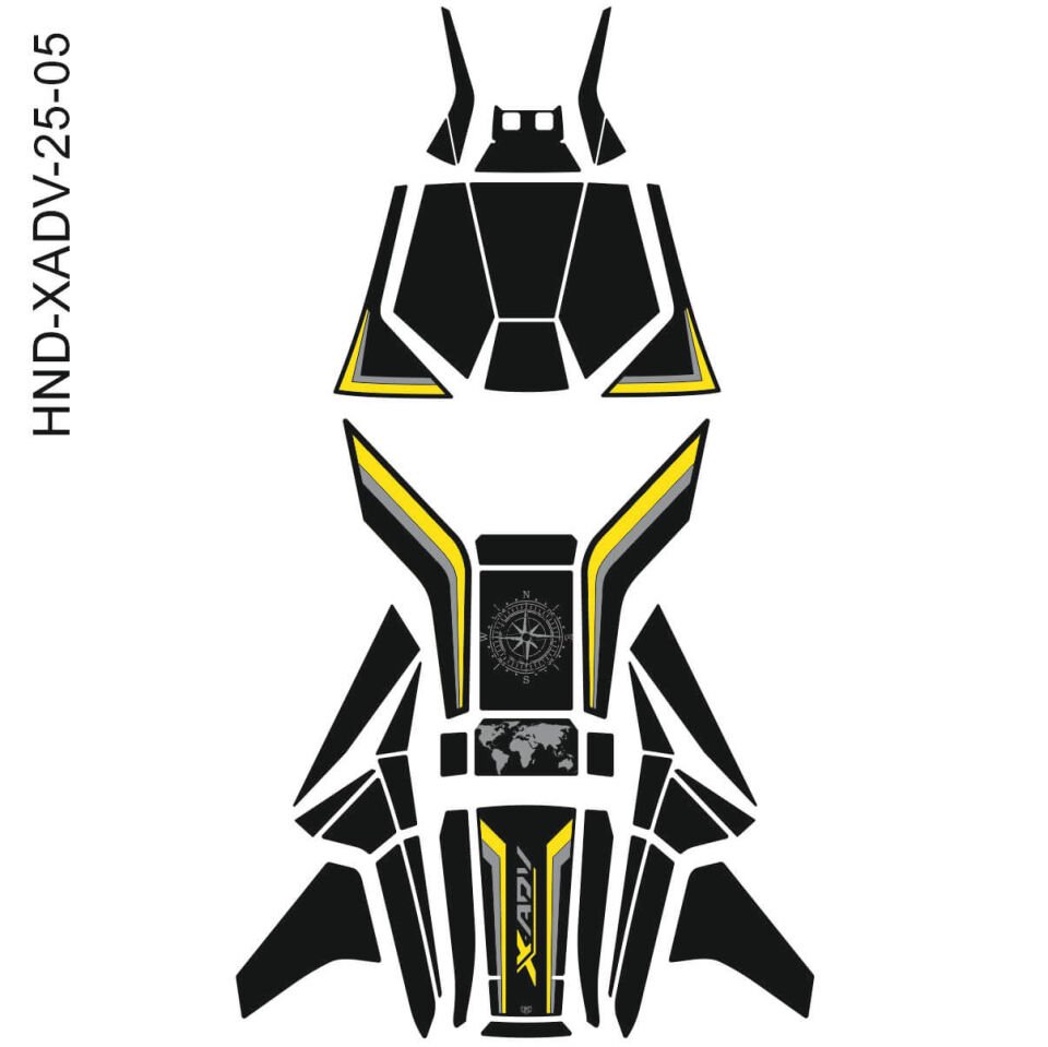 Honda X-ADV 750 Tankpad Full Set (Specıai Design) Full Set