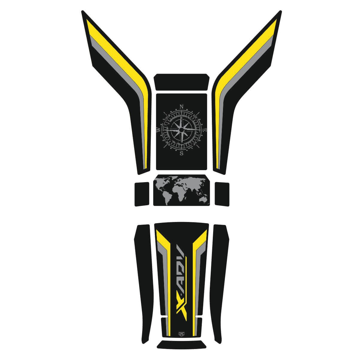 Honda X-ADV 750 Tankpad Full Set (Specıai Design) Tankpad