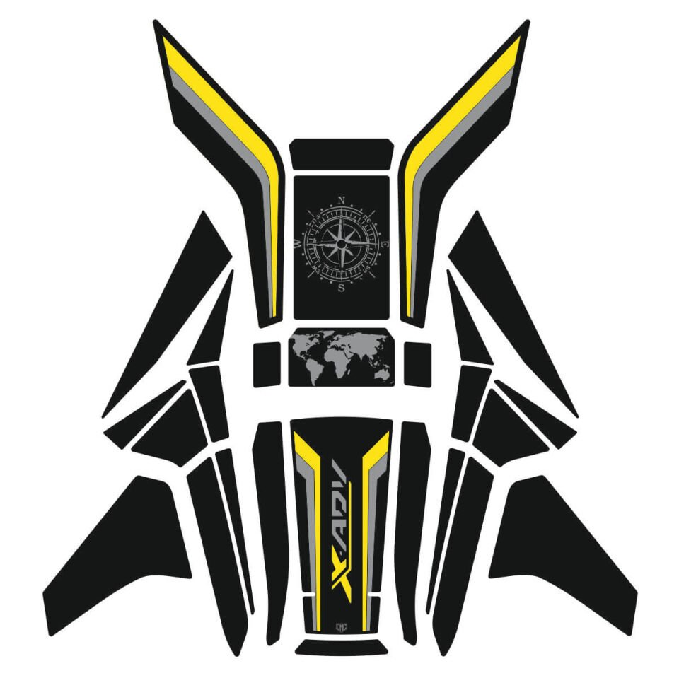 Honda X-ADV 750 Tankpad Full Set (Specıai Design) Tankpad+Yan