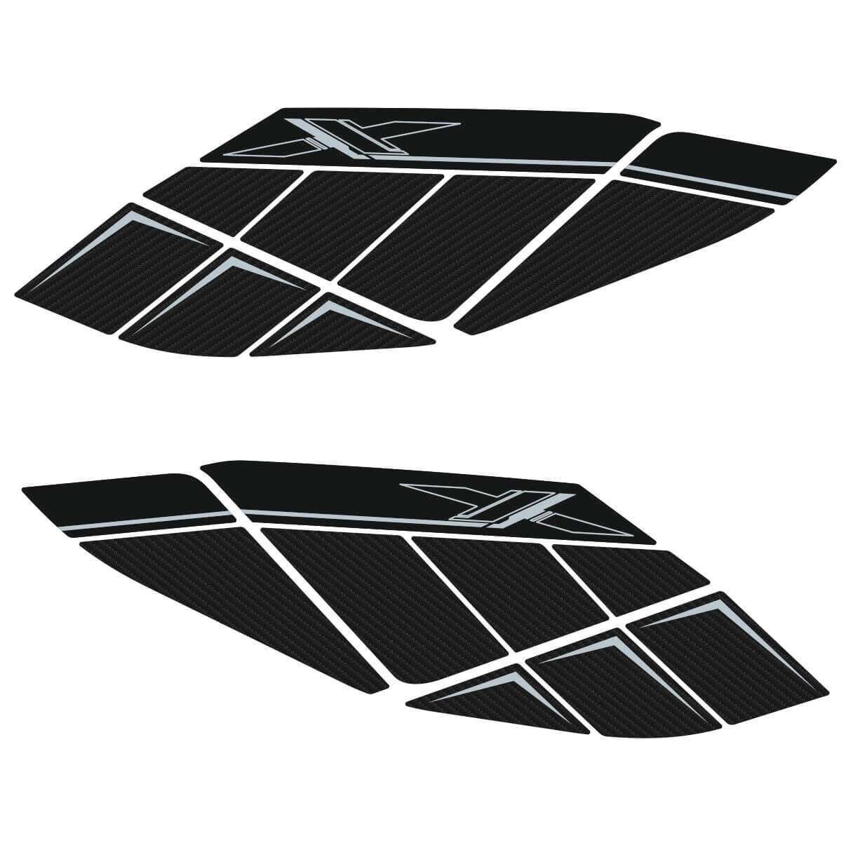 Honda X-ADV 750 Tankpad + Granaj Full Set - Gri (2024+) 4 - Arka Granaj