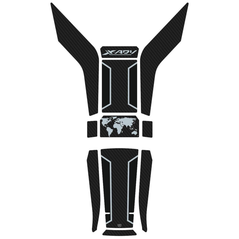 Honda X-ADV 750 Tankpad + Granaj Full Set - Gri (2024+) 1 - Tankpad