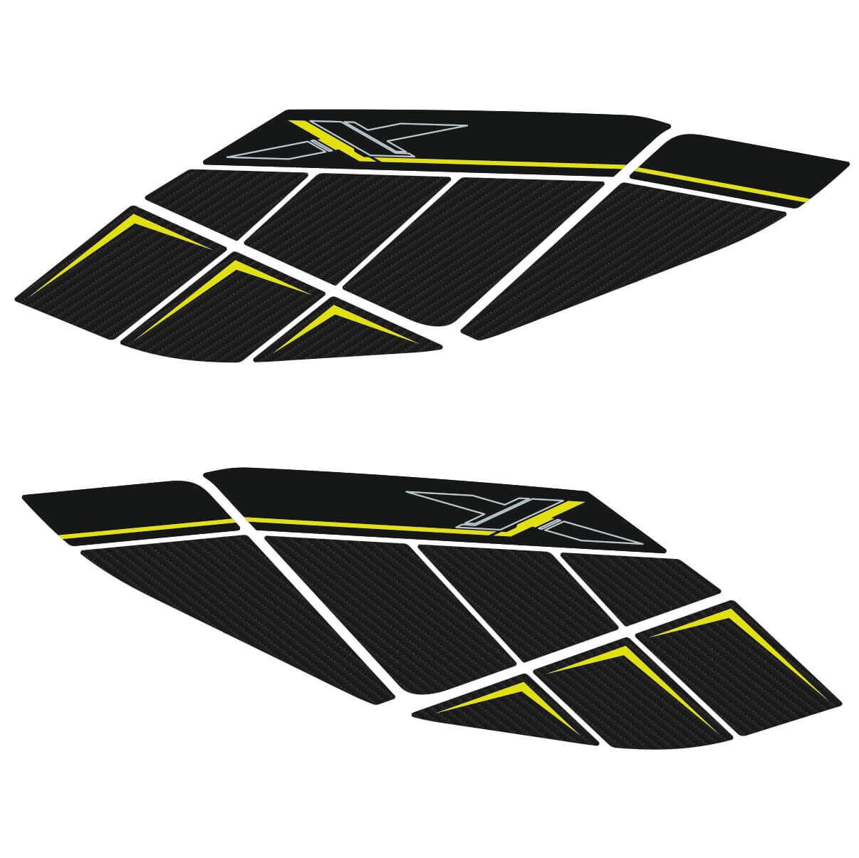 Honda X-ADV 750 Tankpad + Granaj Full Set - Neon Sarı (2024+) 4 - Arka Granaj