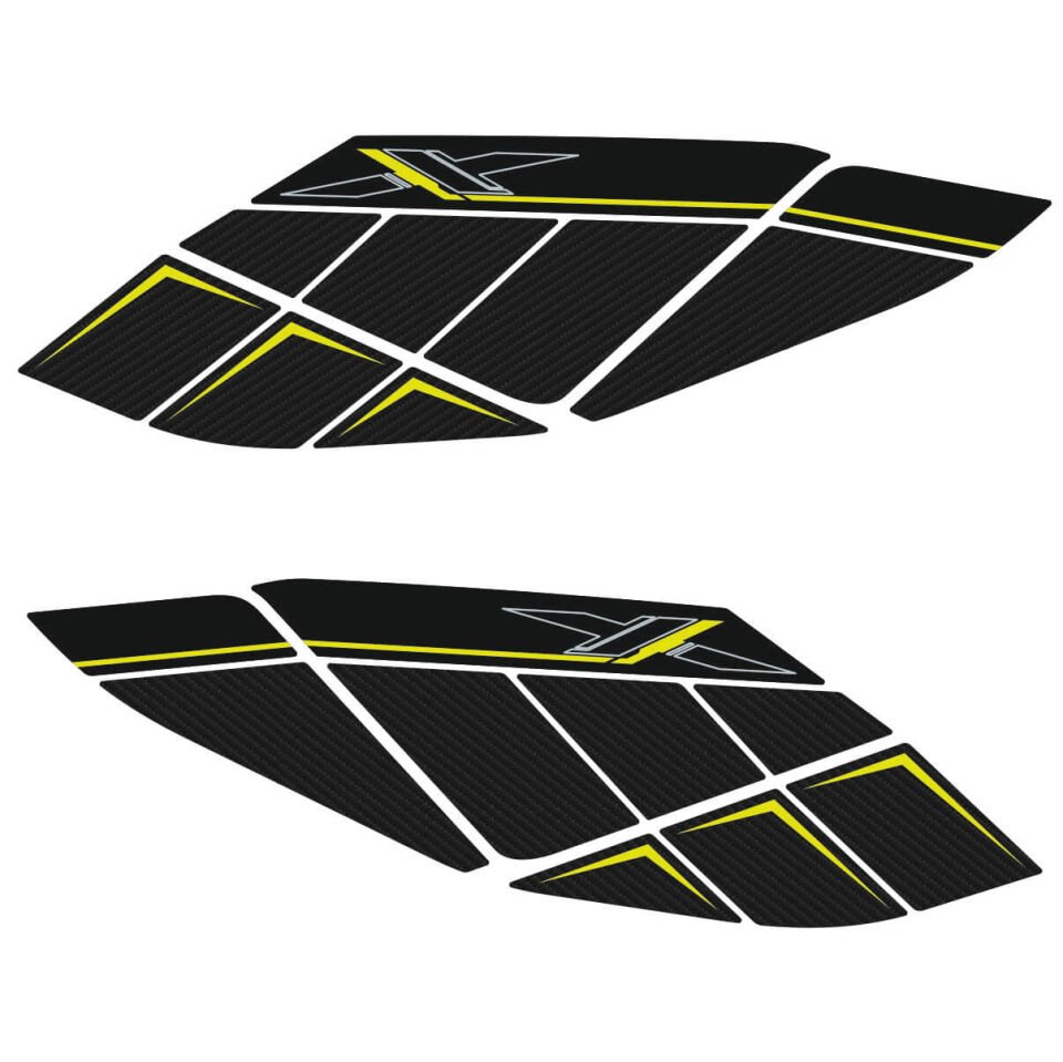 Honda X-ADV 750 Tankpad + Granaj Full Set - Neon Sarı (2024+) 4 - Arka Granaj