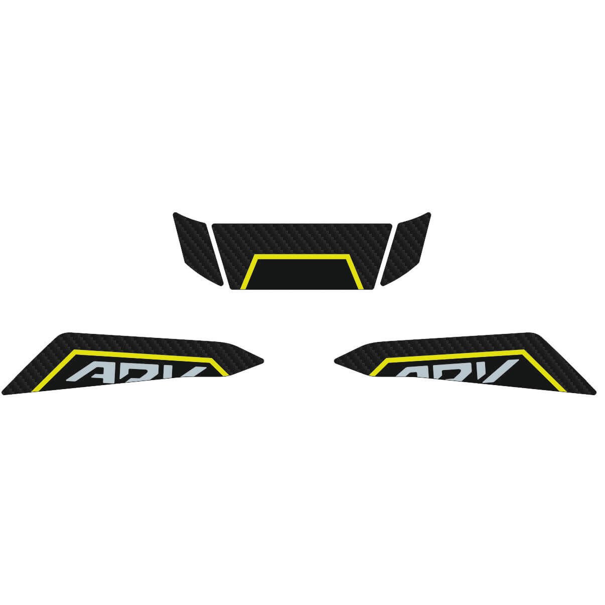 Honda X-ADV 750 Tankpad + Granaj Full Set - Neon Sarı (2024+) 7 - Ön Gaga