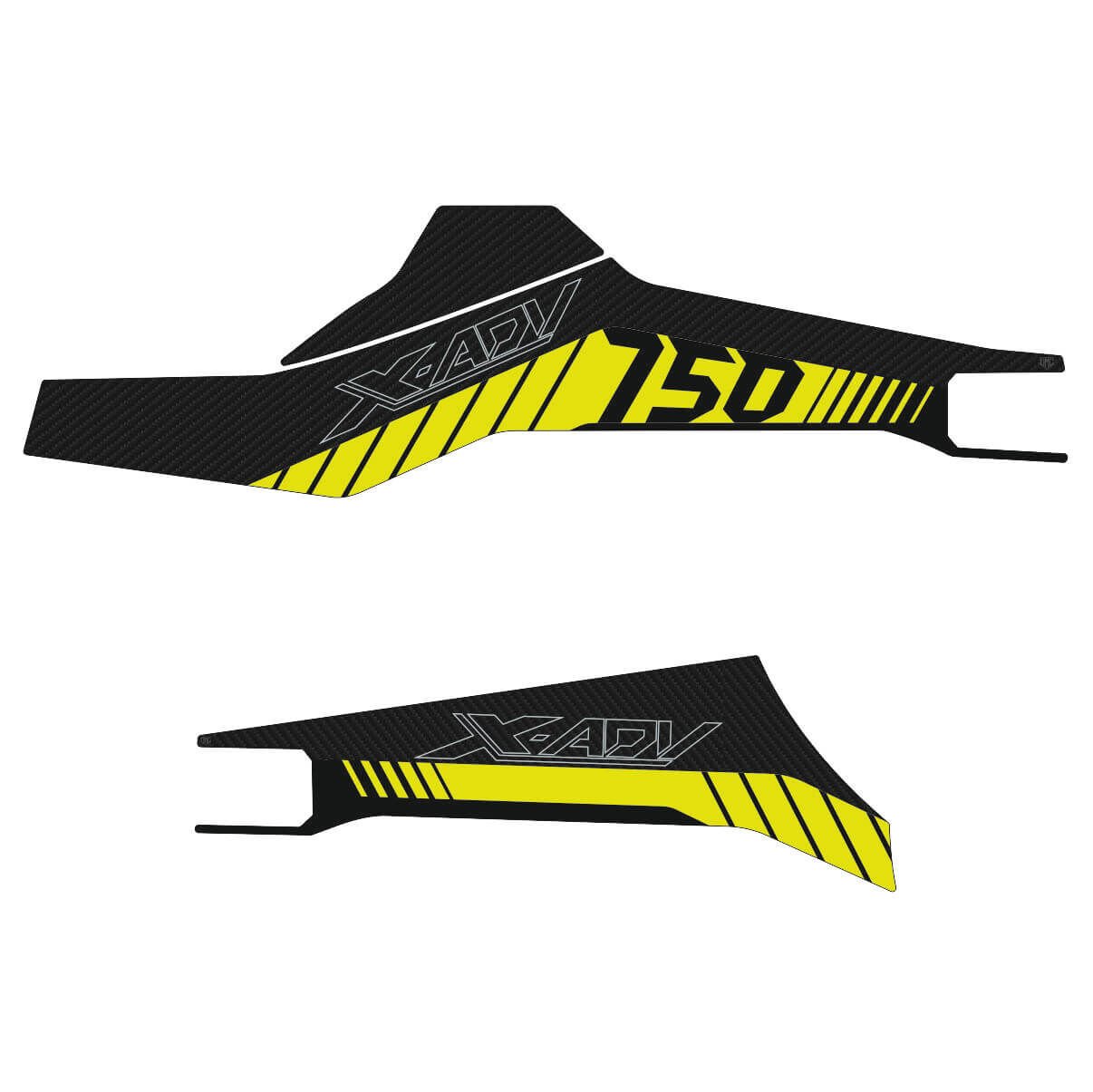 Honda X-ADV 750 Tankpad + Granaj Full Set - Neon Sarı (2024+) 9 - Maşa Pad
