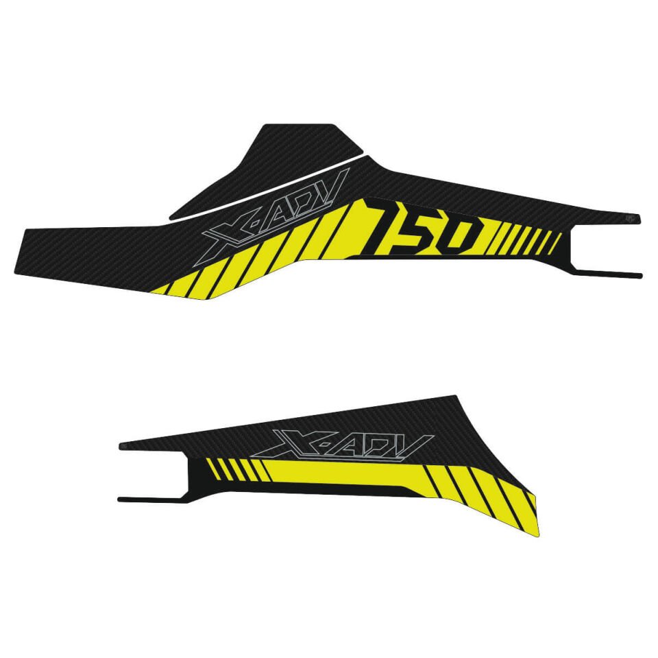 Honda X-ADV 750 Tankpad + Granaj Full Set - Neon Sarı (2024+) 9 - Maşa Pad