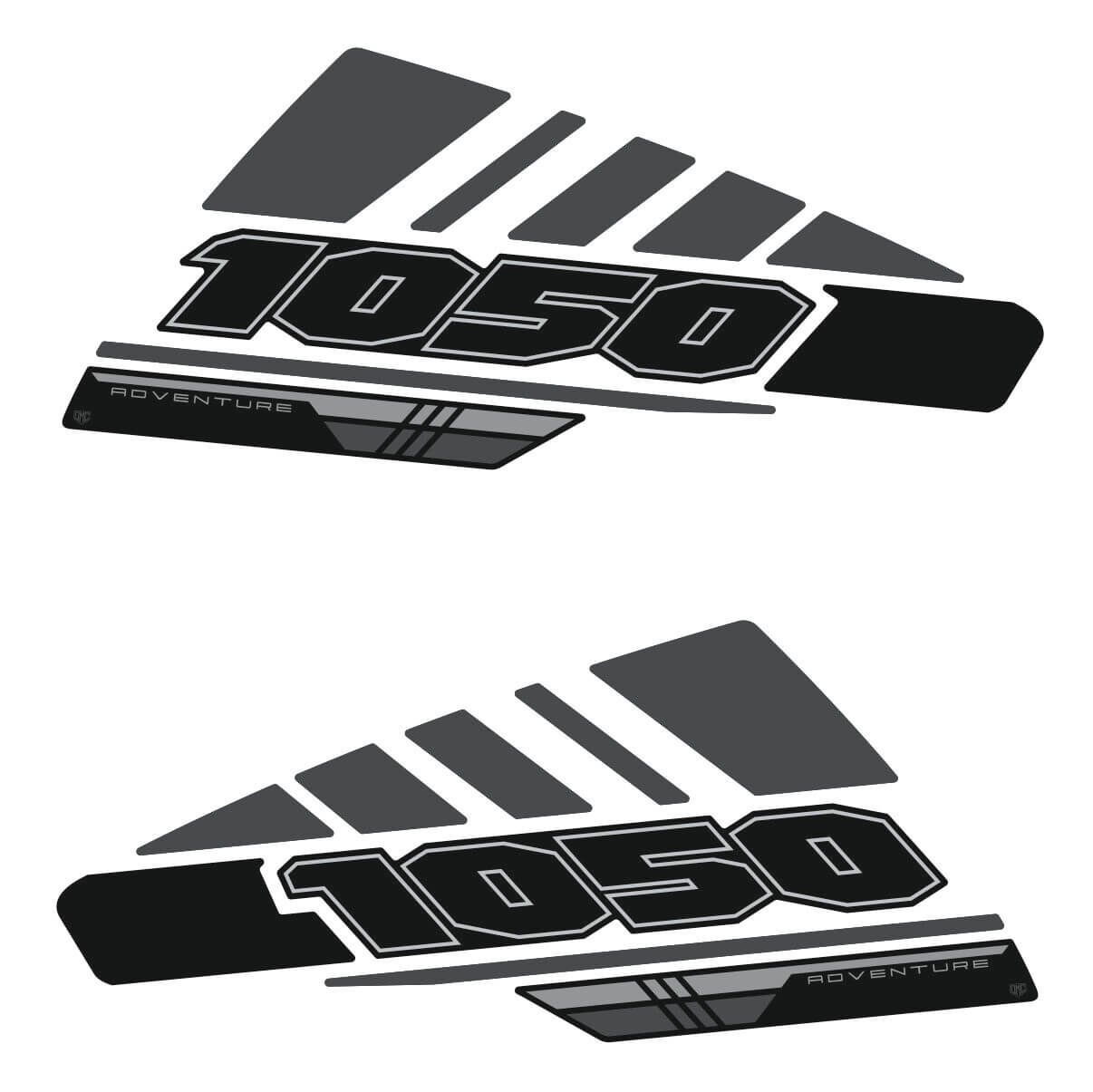 V-Strom 1050 DE Full Tankpad Set (Siyah&Gri) Yanpad