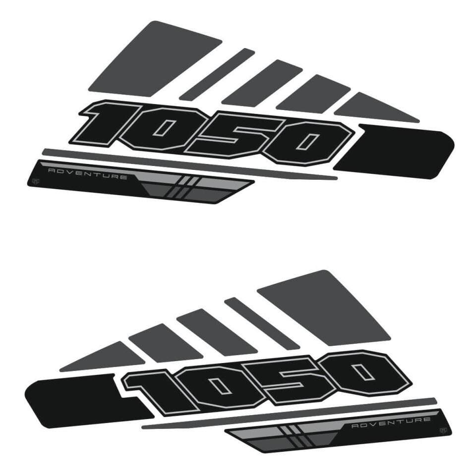 V-Strom 1050 DE Full Tankpad Set (Siyah&Gri) Yanpad